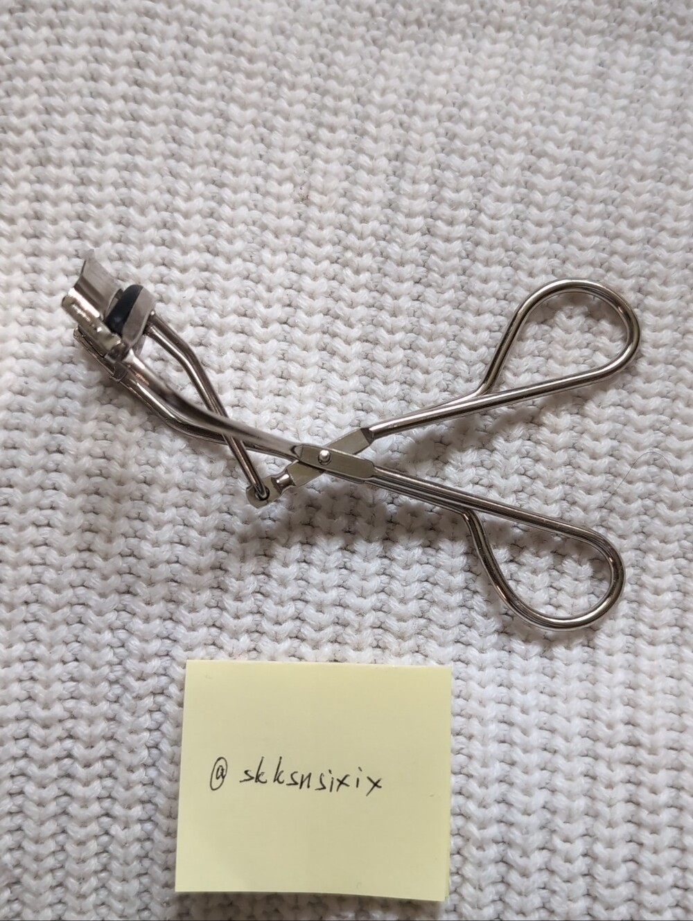 Stainless Steel Eyelash Curler - Silver